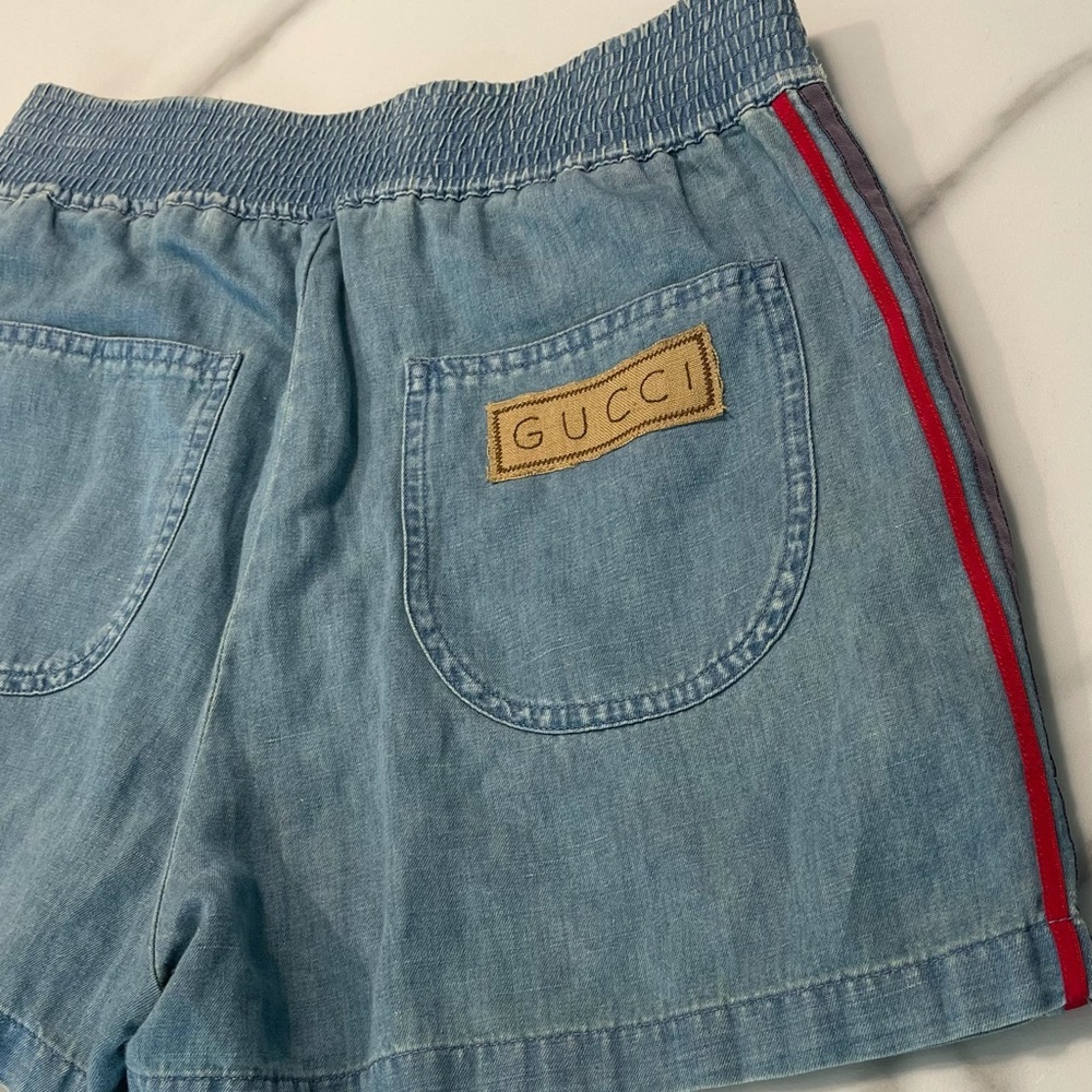 GUCCI CHAMBRAY SHORTS (NWT)